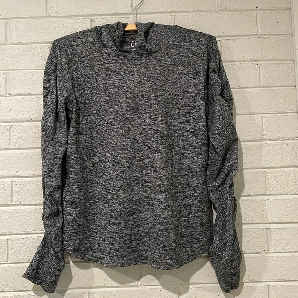 Athleta girl lightweight gray hoodie